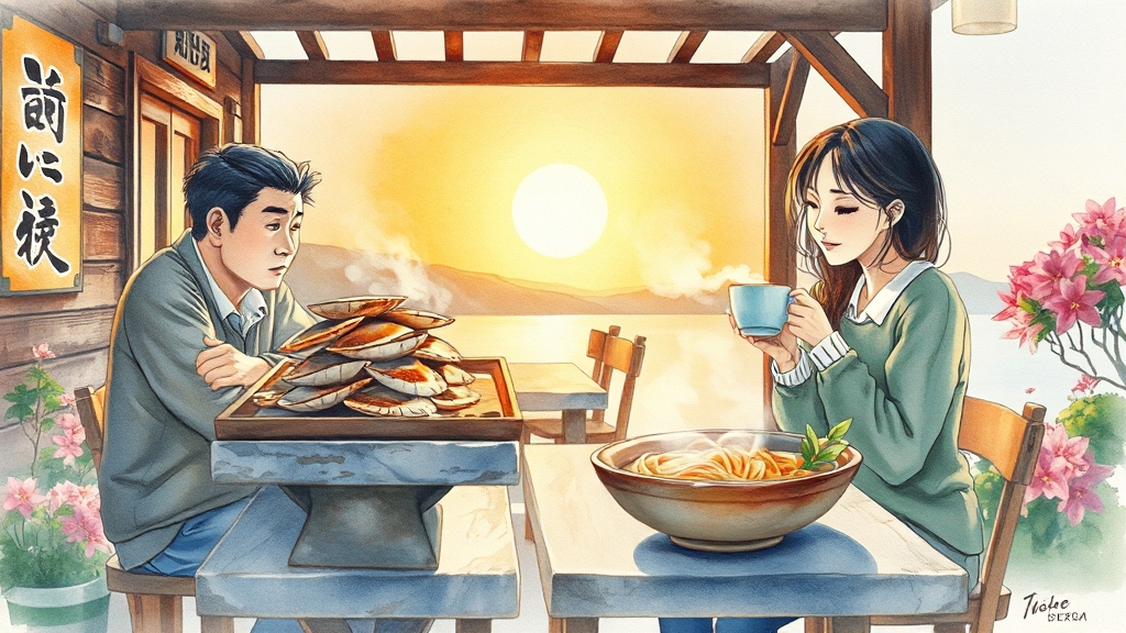 가성비 최고! 숨은 맛집 리스트 (watercolor 스타일)