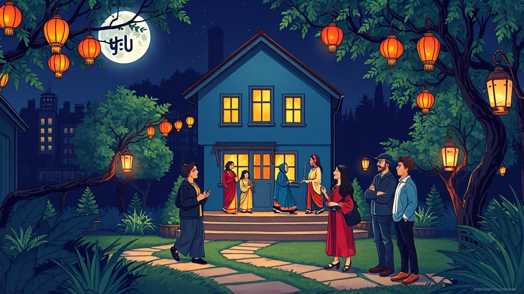특별한 경험, 청와대 야간 개방 (cartoon 스타일)