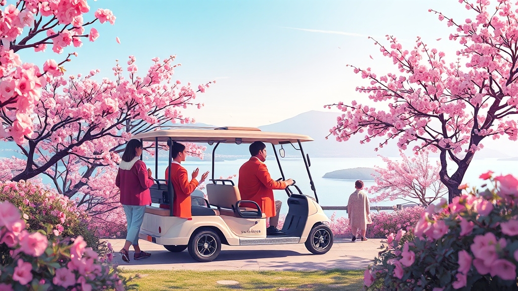 축제 방문 꿀팁 (illustration 스타일)