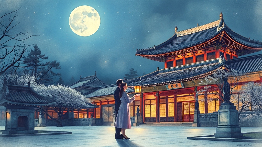 주요 관람 코스 미리보기 (watercolor 스타일)
