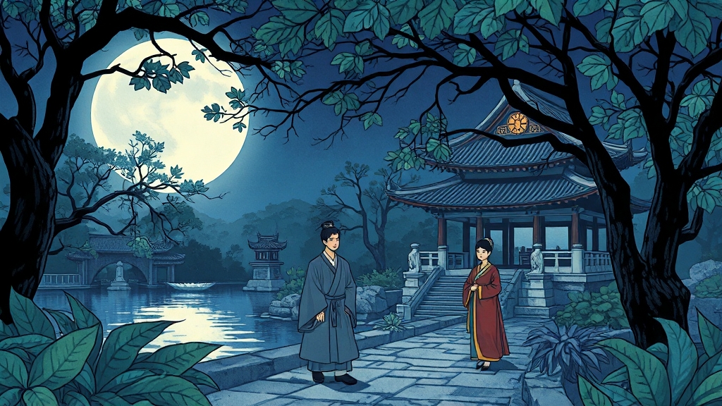 후원 & 낙선재 탐방 (cartoon 스타일)