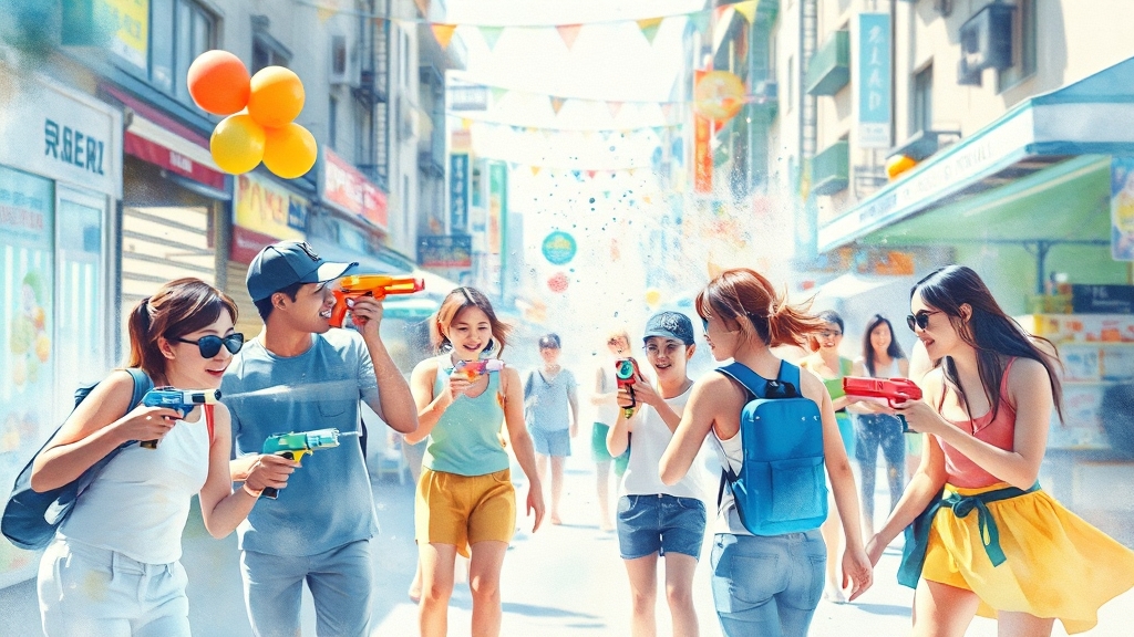 워터밤 후기 및 주의사항 (watercolor 스타일)