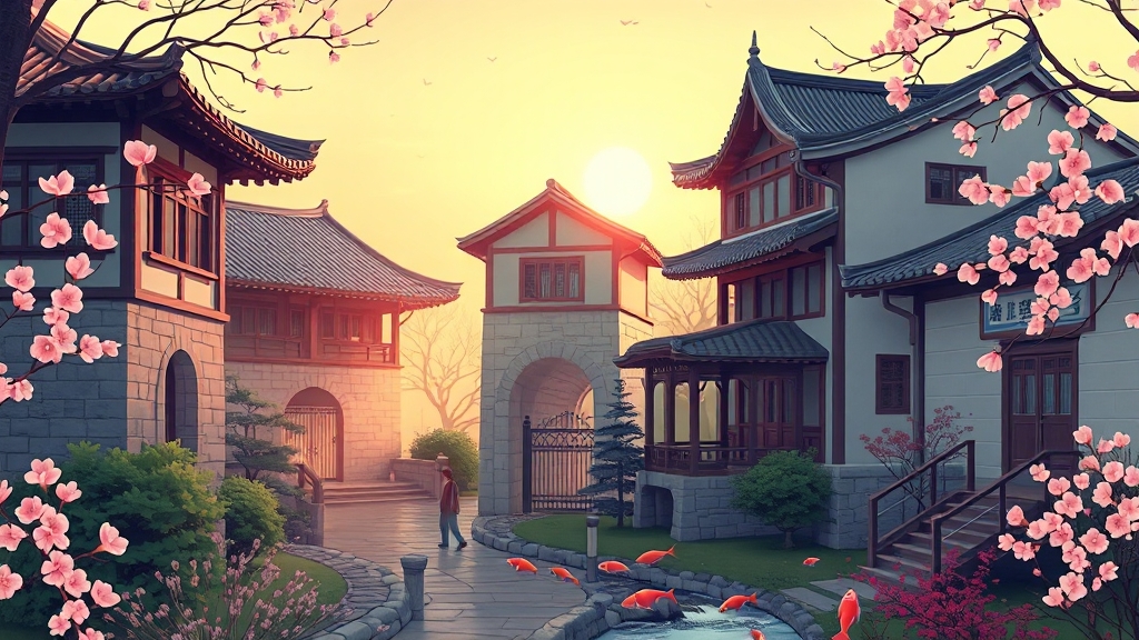청와대 내부 시설: 핵심 관람 포인트 (illustration 스타일)