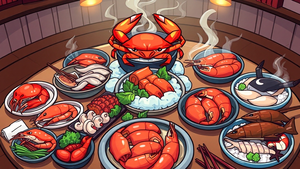 선유도 맛집 & 해산물 천국! (cartoon 스타일)