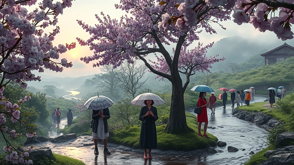 츠유, 일본 장마란? (realistic 스타일)