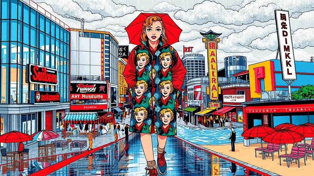 장마 기간 중 추천 실내 활동 (popart 스타일)