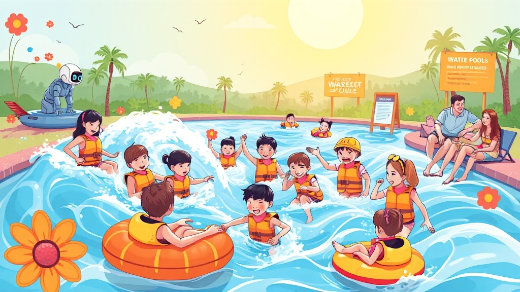 안전하고 편안한 가족 이용 꿀팁 (illustration 스타일)
