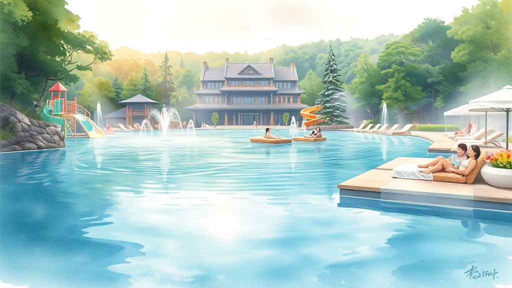 스플라스 리솜, 어떤 곳? (watercolor 스타일)