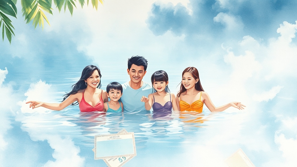 요금 & 할인, 똑똑하게 즐기자! (watercolor 스타일)