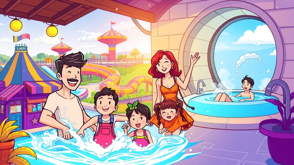 1박 2일 추천 코스, 알차게 즐기자! (cartoon 스타일)