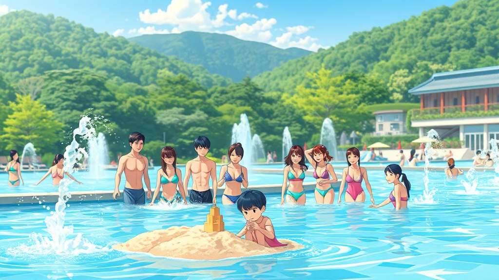 스플라스 리솜, 잊지 못할 추억을! (illustration 스타일)