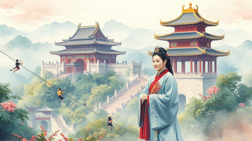 가야테마파크, 어떤 곳? (watercolor 스타일)