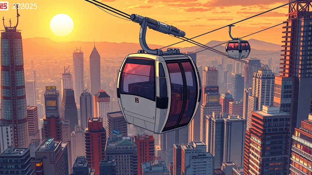 남산 곤돌라, 새로운 대안? (cartoon 스타일)