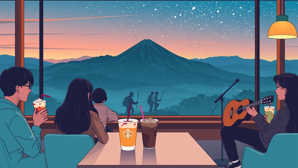 더북한산점: 매장 소개 (cartoon 스타일)