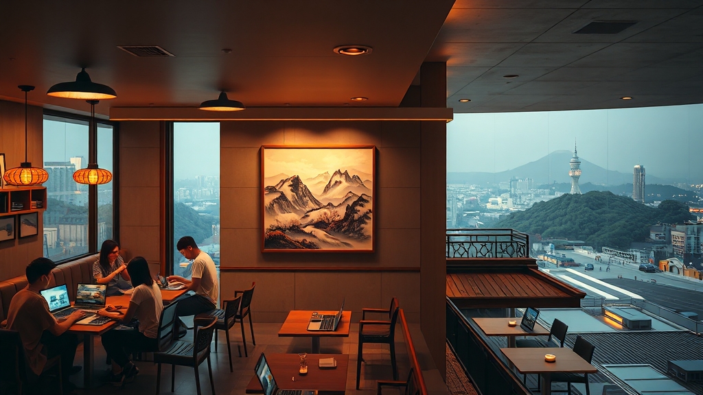 내부 공간 & 좌석 정보 (realistic 스타일)