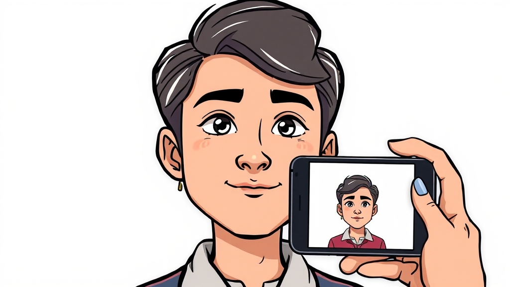 집에서 여권 사진 찍는 법 (cartoon 스타일)