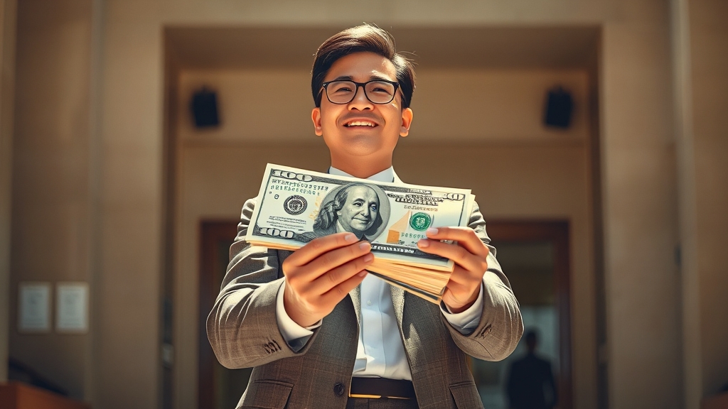 9급 봉급표 및 초봉 정보 (realistic 스타일)