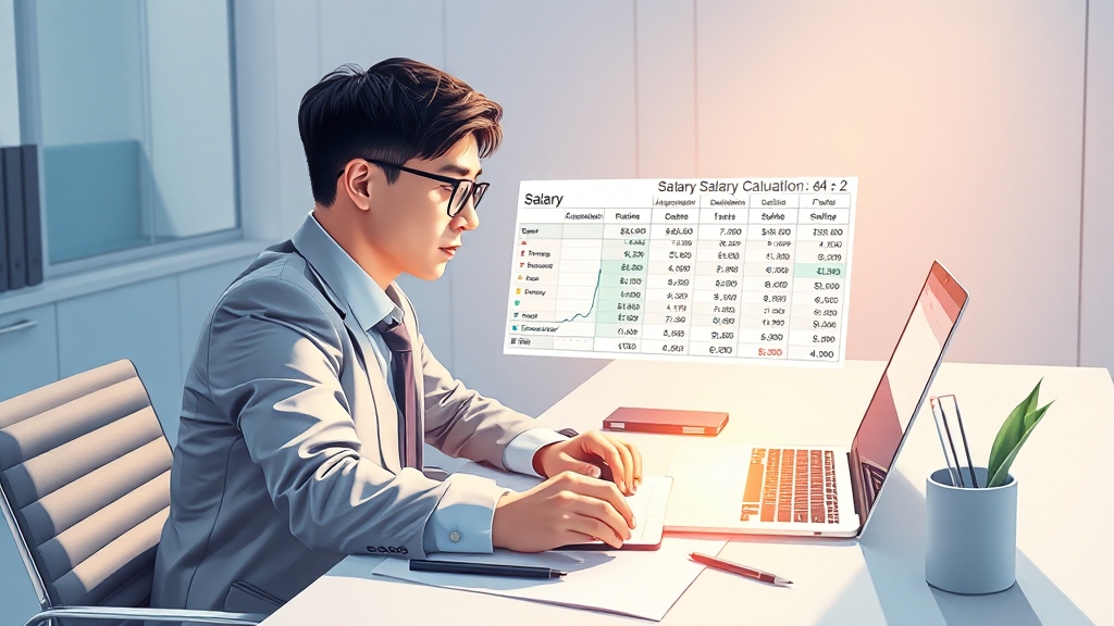 9급 공무원 실수령액 계산법 (realistic 스타일)