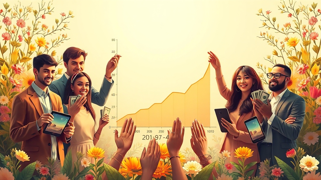 최근 임금 인상률 변화 추이 (realistic 스타일)