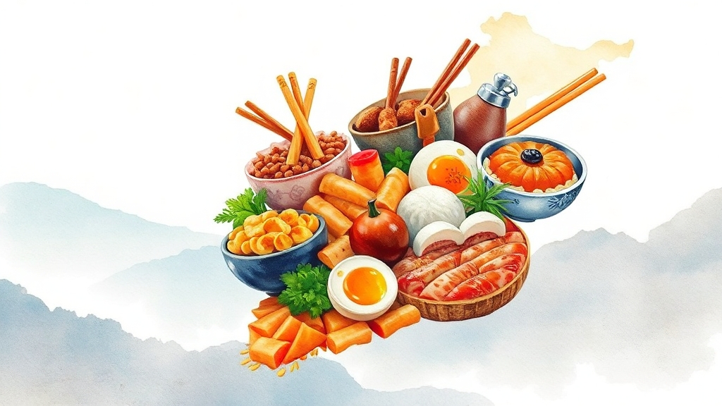 지역별 맛집 순위 & 후기 (watercolor 스타일)