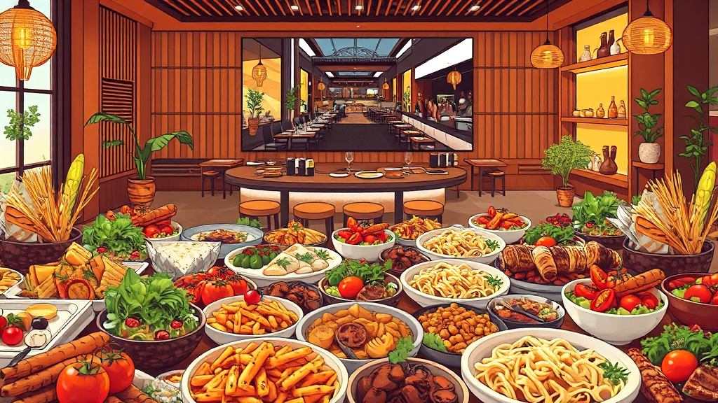 사이드 메뉴 & 추가 정보 (illustration 스타일)