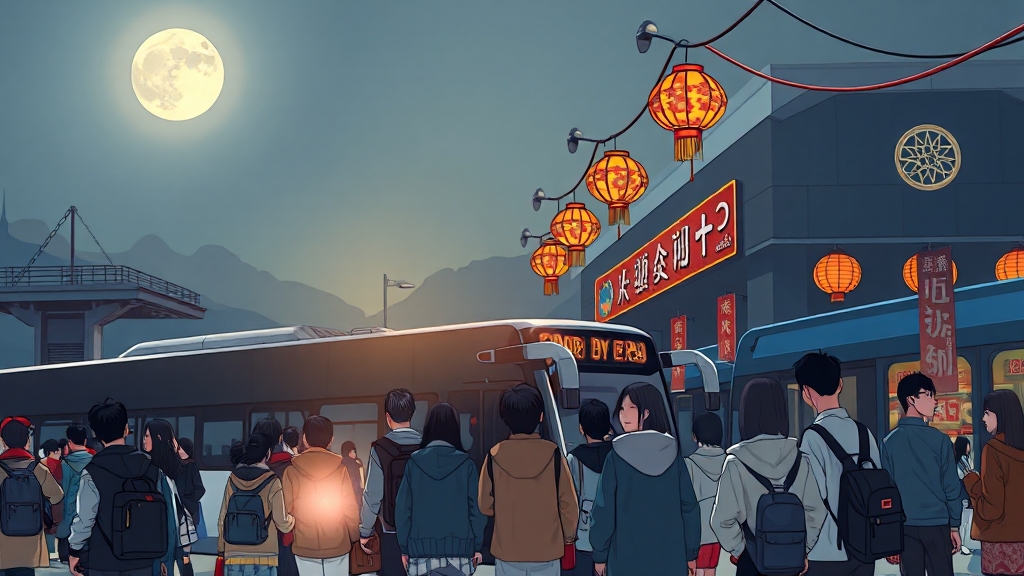 2025 추석 예매 일정 (illustration 스타일)
