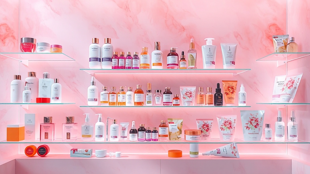 돈키호테 뷰티 & 헬스 아이템 (watercolor 스타일)