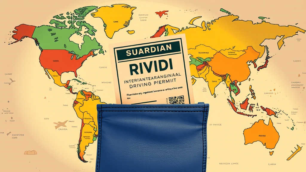 국제운전면허증, 왜 필요할까? (cartoon 스타일)