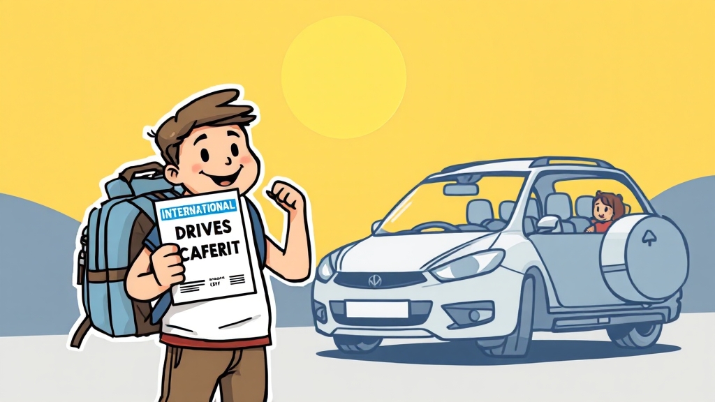 안전 운전 가이드 (cartoon 스타일)