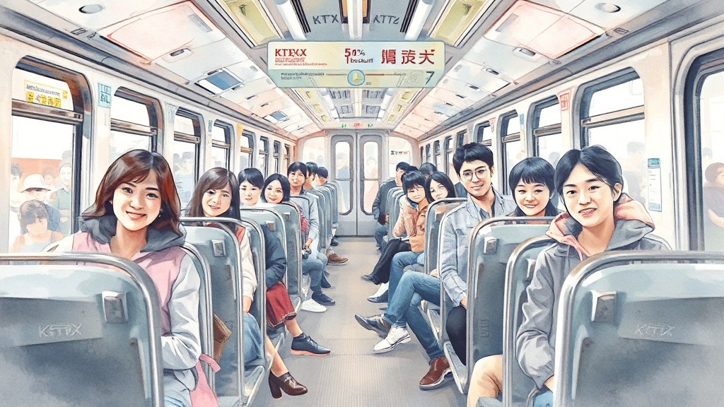 KTX 자유석, 무엇인가? (watercolor 스타일)