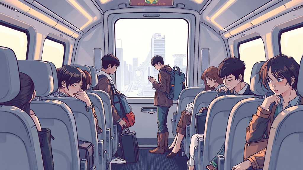 자유석 이용 시 유의사항 (illustration 스타일)