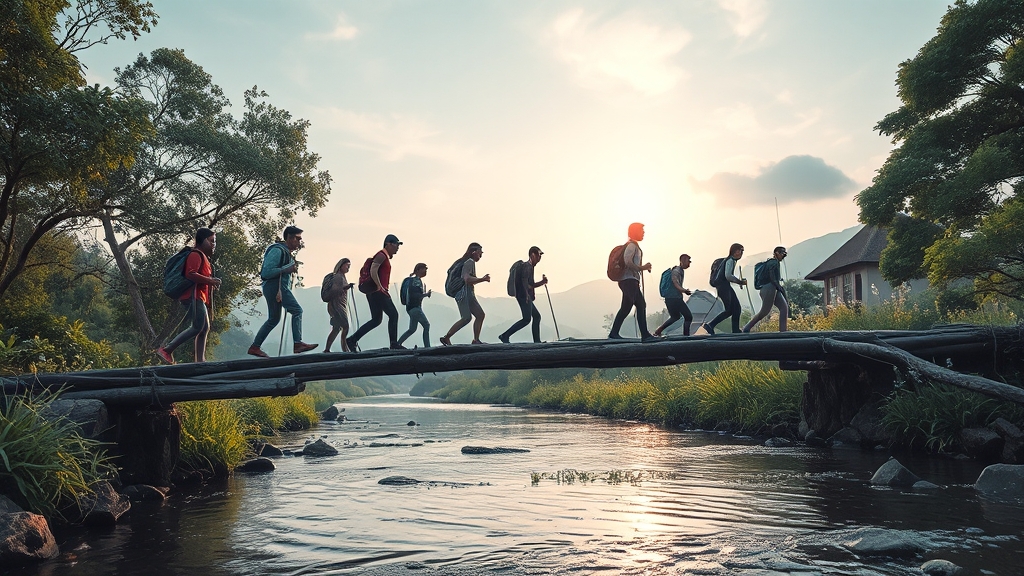 여행 정보: 교통, 주차, 편의시설 (realistic 스타일)