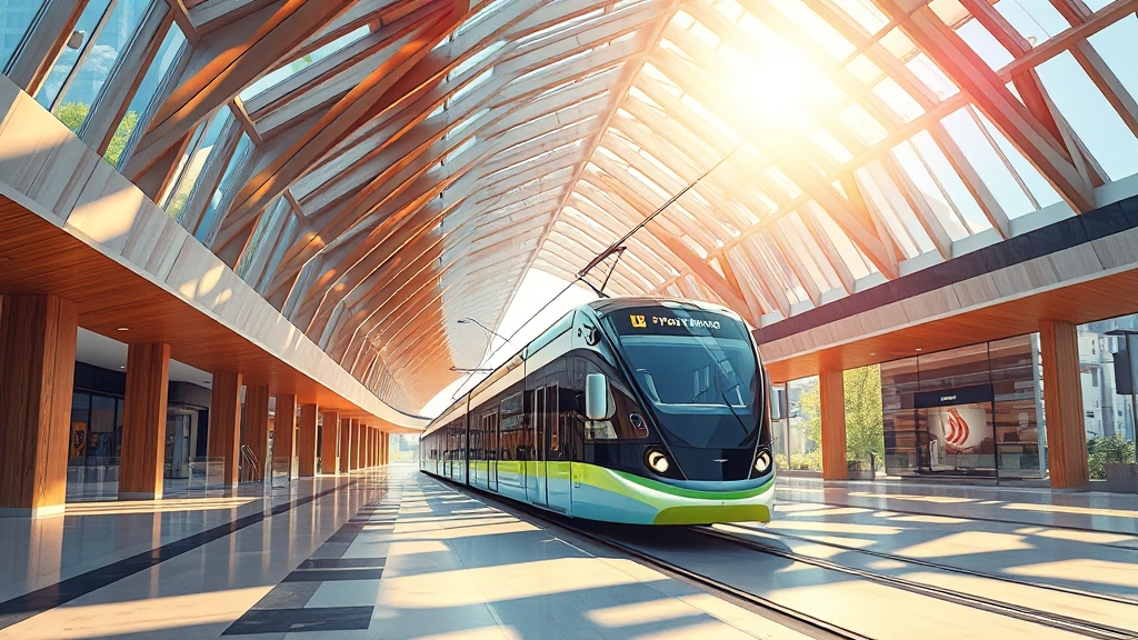 위례 트램 개요 (illustration 스타일)