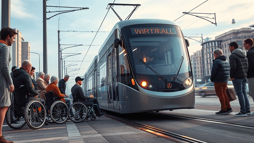 위례 트램 차량 특징 (realistic 스타일)