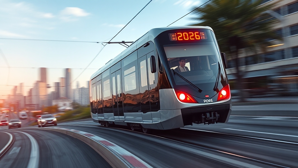 위례 트램 시운전 및 안전 시스템 (realistic 스타일)