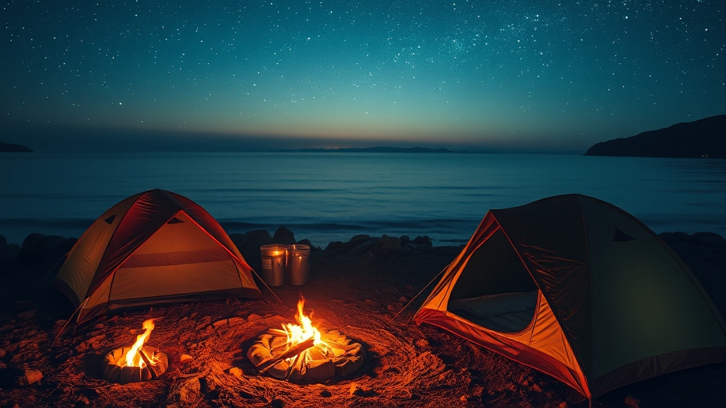 꿈같은 캠핑을 떠나요! (realistic 스타일)