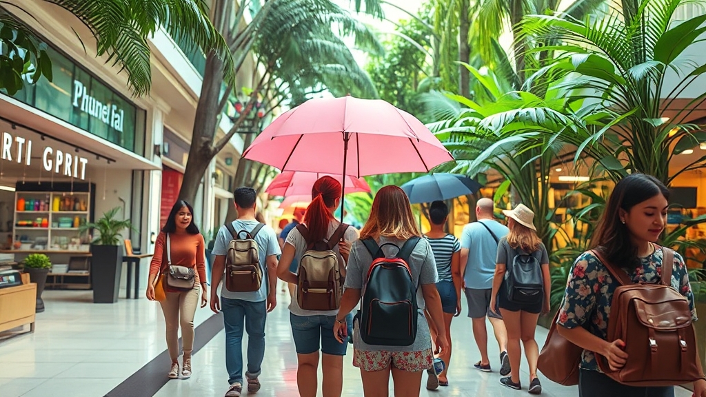 예상 강수량 및 습도 대비 (realistic 스타일)