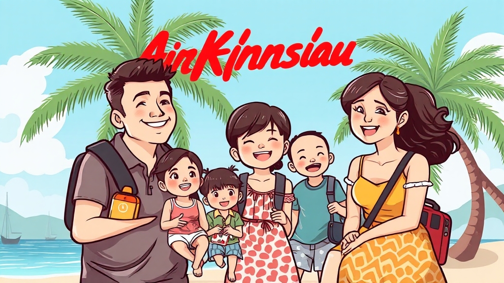 일정별 항공권 예산 설정 가이드 (illustration 스타일)