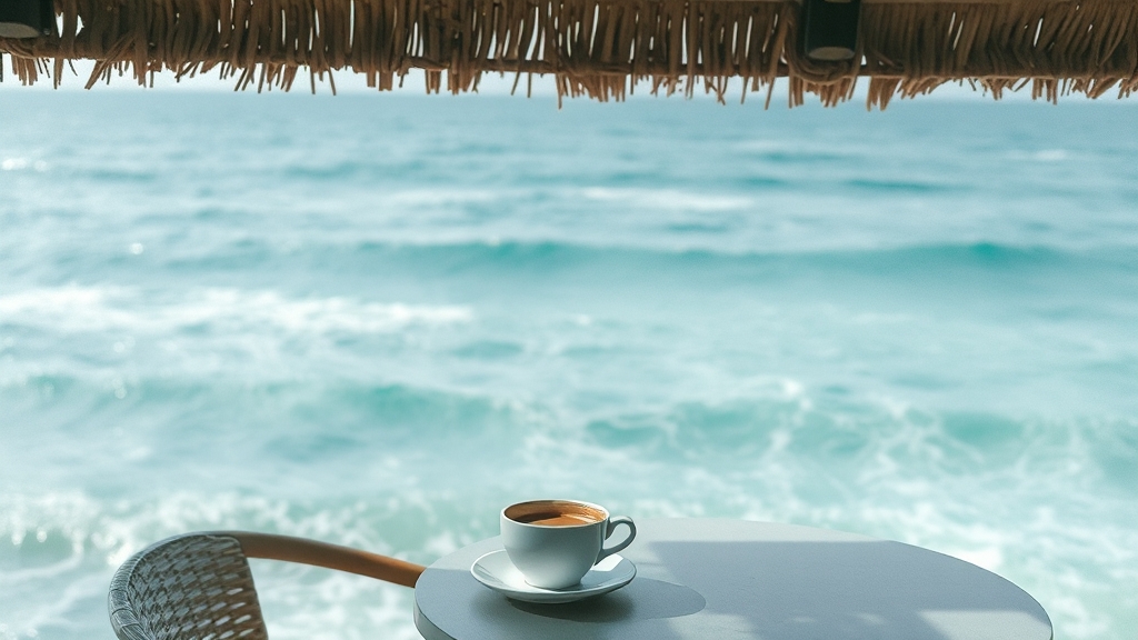 하마베노차야 카페 완벽 가이드 (watercolor 스타일)