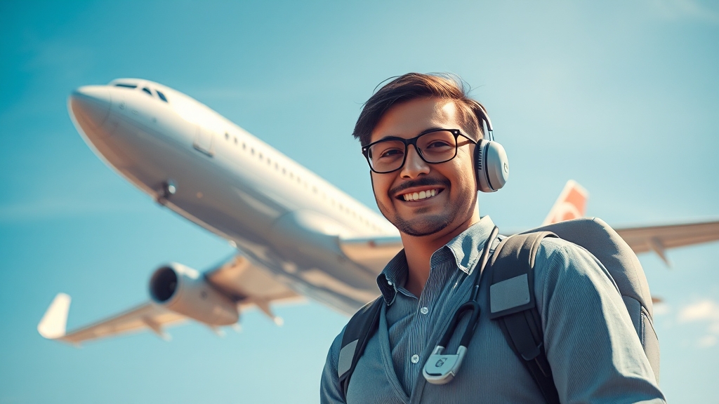 대한항공 고객센터 이용 안내 (realistic 스타일)