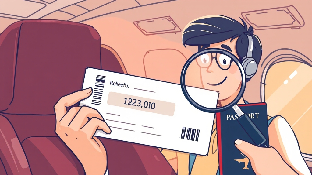 항공권 이름 오류 시 대처 방법 (illustration 스타일)