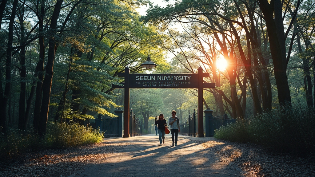 서울대 안양수목원 개방 임박 (realistic 스타일)