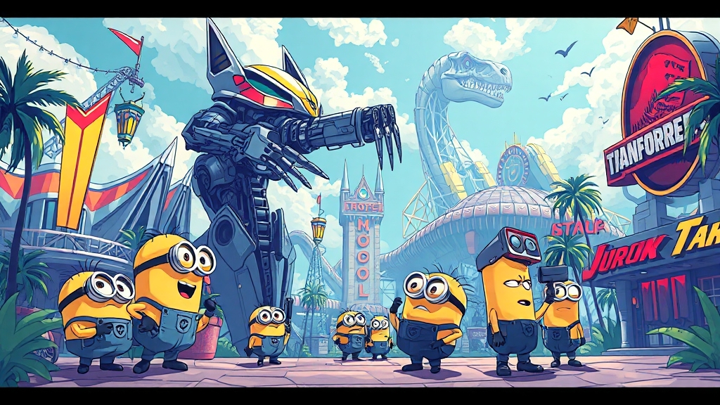 테마 구역별 추천 동선 (illustration 스타일)