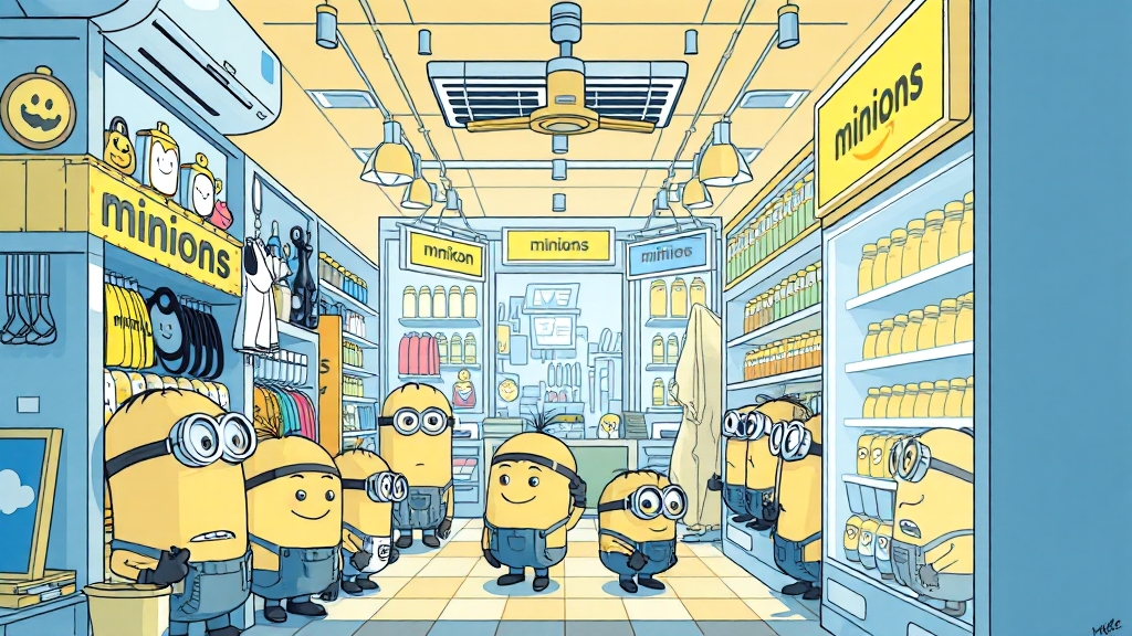 기념품 및 편의시설 (illustration 스타일)