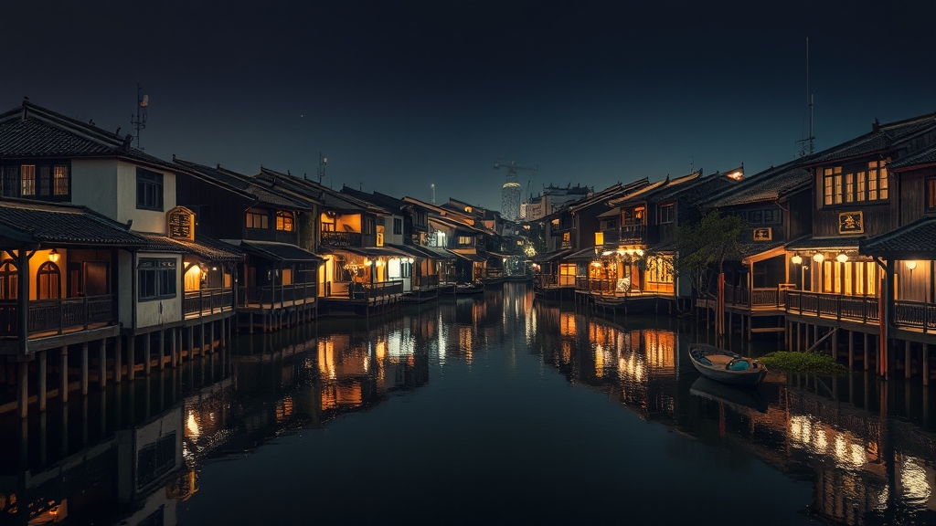 우전 수향마을, 어디? (realistic 스타일)