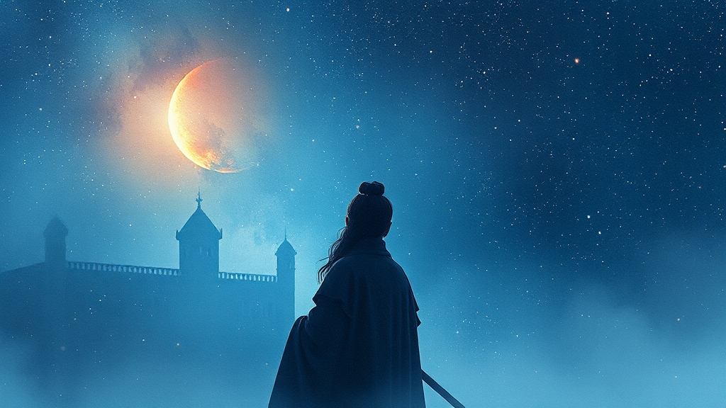 첨성대와 신라 천문학 (watercolor 스타일)