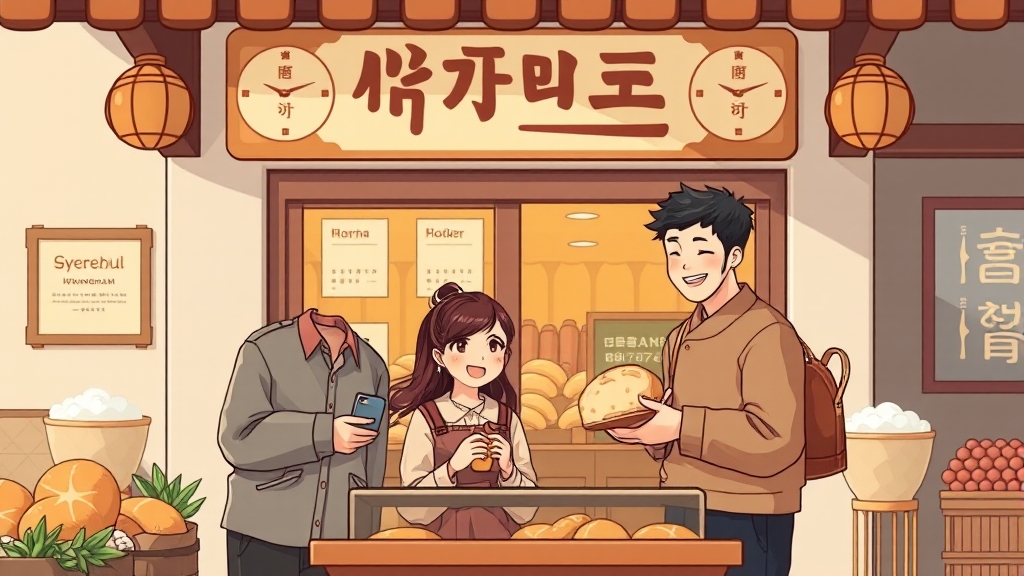 황남빵, 안전하게 사는 법 (illustration 스타일)