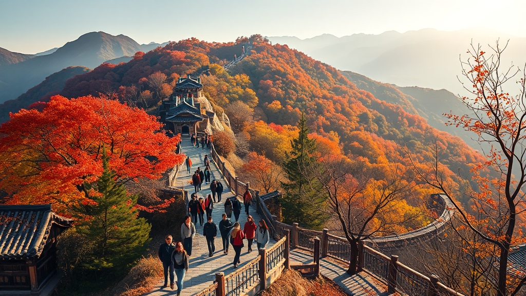 남한산성 단풍 산행, 왜 좋을까? (realistic 스타일)