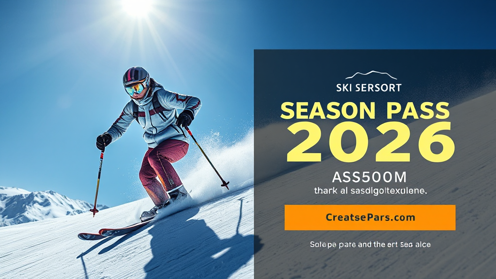 스키장 시즌권 혜택 및 구매 팁 (realistic 스타일)