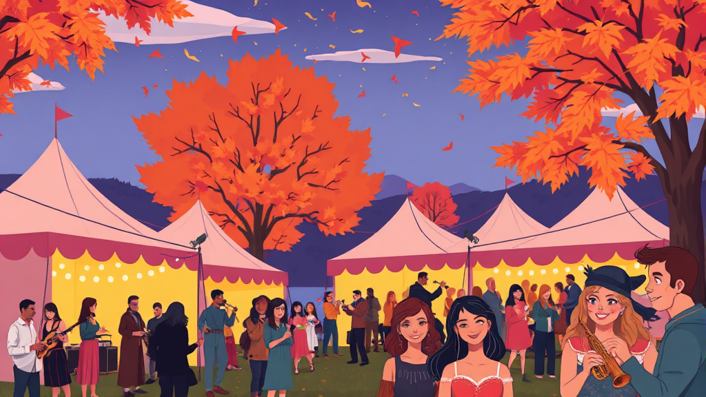 행사 & 축제 소식 (cartoon 스타일)